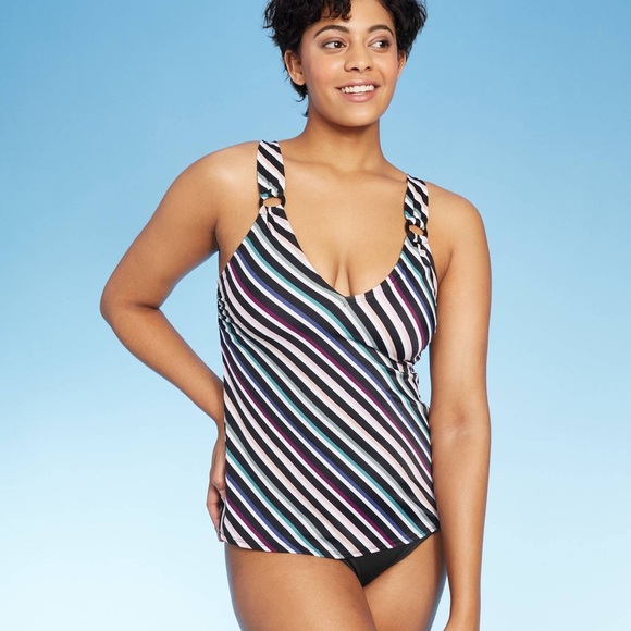 Stripe Multicolor Trankini - Picture 4 of 13